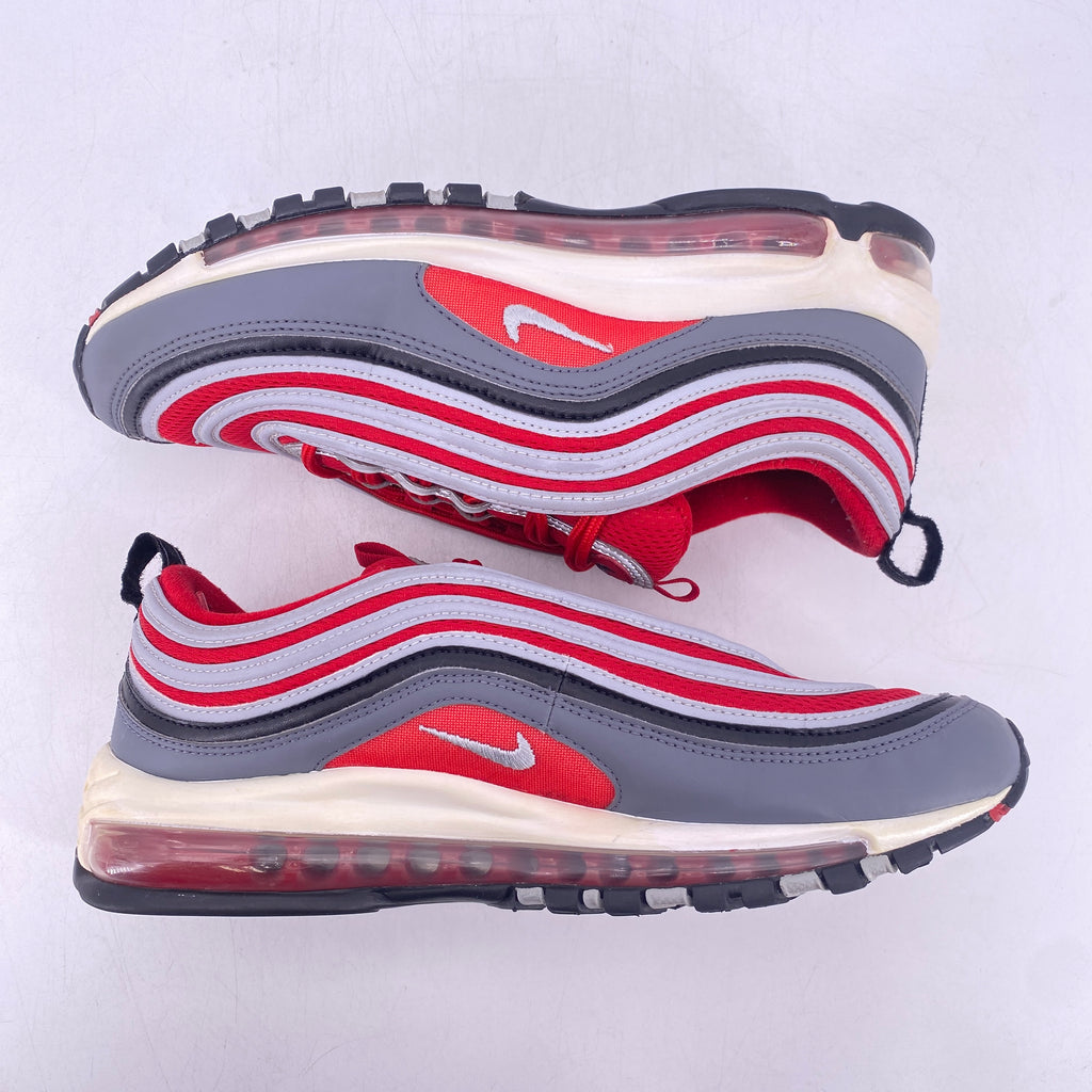 Nike Air Max 97 "Dark Grey Gym Red" 2018 Used Size 9.5