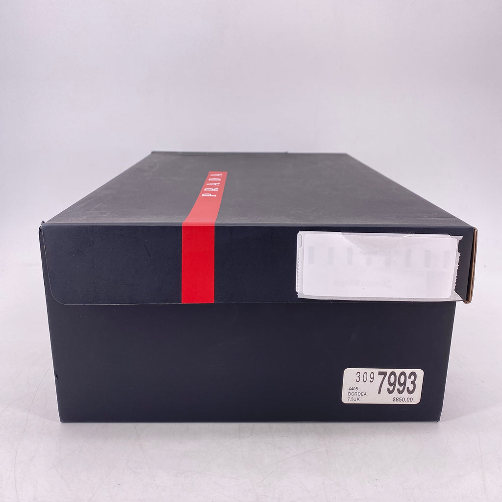 Prada America's Cup "Burgundy Black"  Used Size 7.5 PRADA
