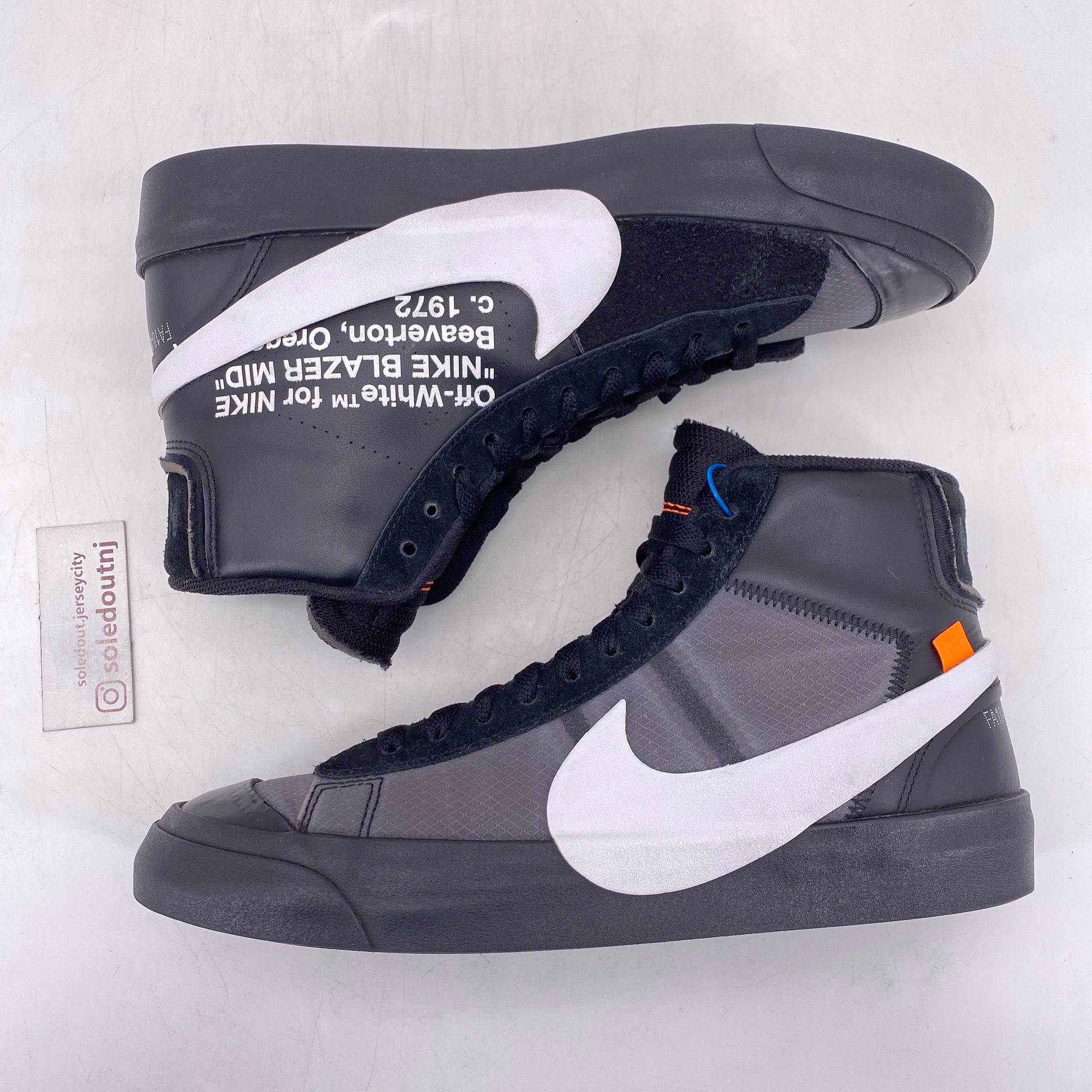 Nike Blazer Mid &quot;Grim Reaper&quot; 2018 Used Size 8.5