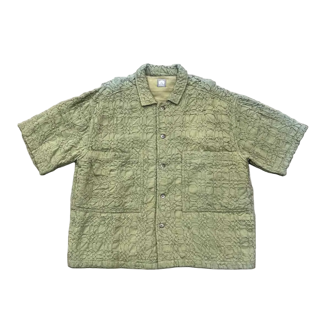 18 East Polo "CRINKLED" Olive Used Size L