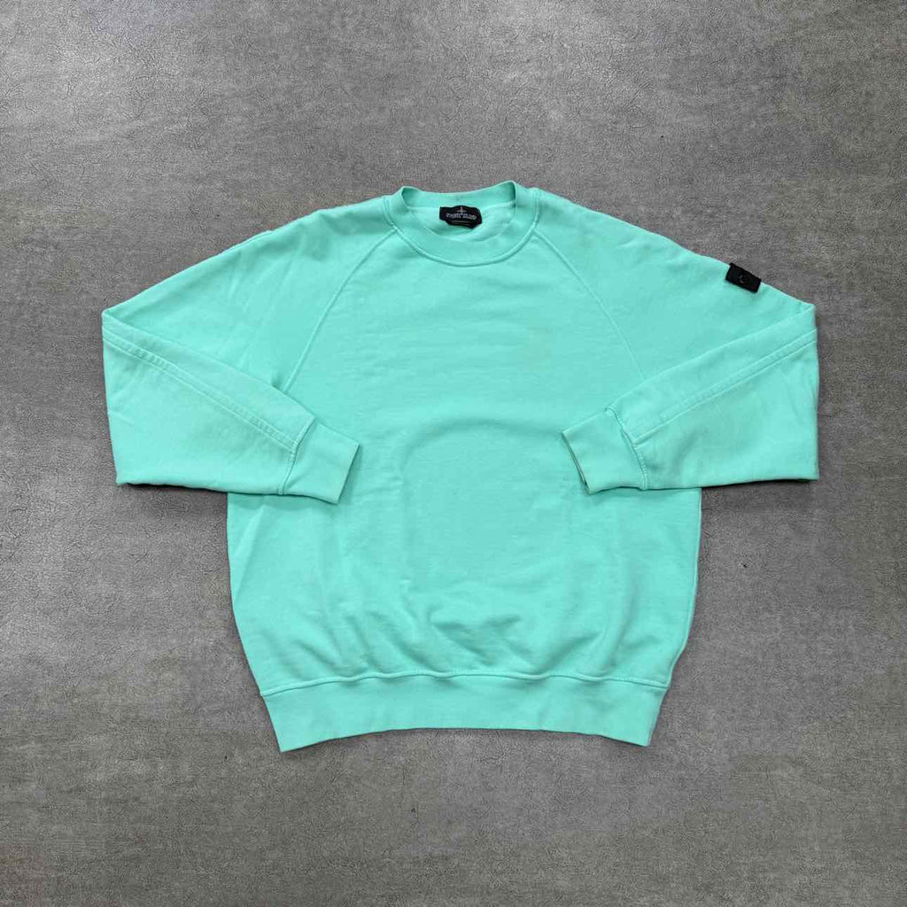 Stone Island Crewneck Sweater "SHADOW PROJECT" Aqua Used Size XL