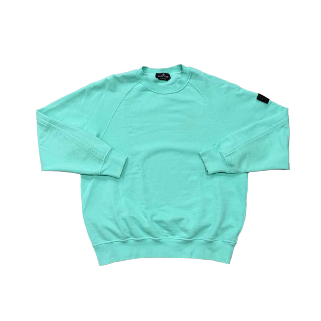 Stone Island Crewneck Sweater "SHADOW PROJECT" Aqua Used Size XL