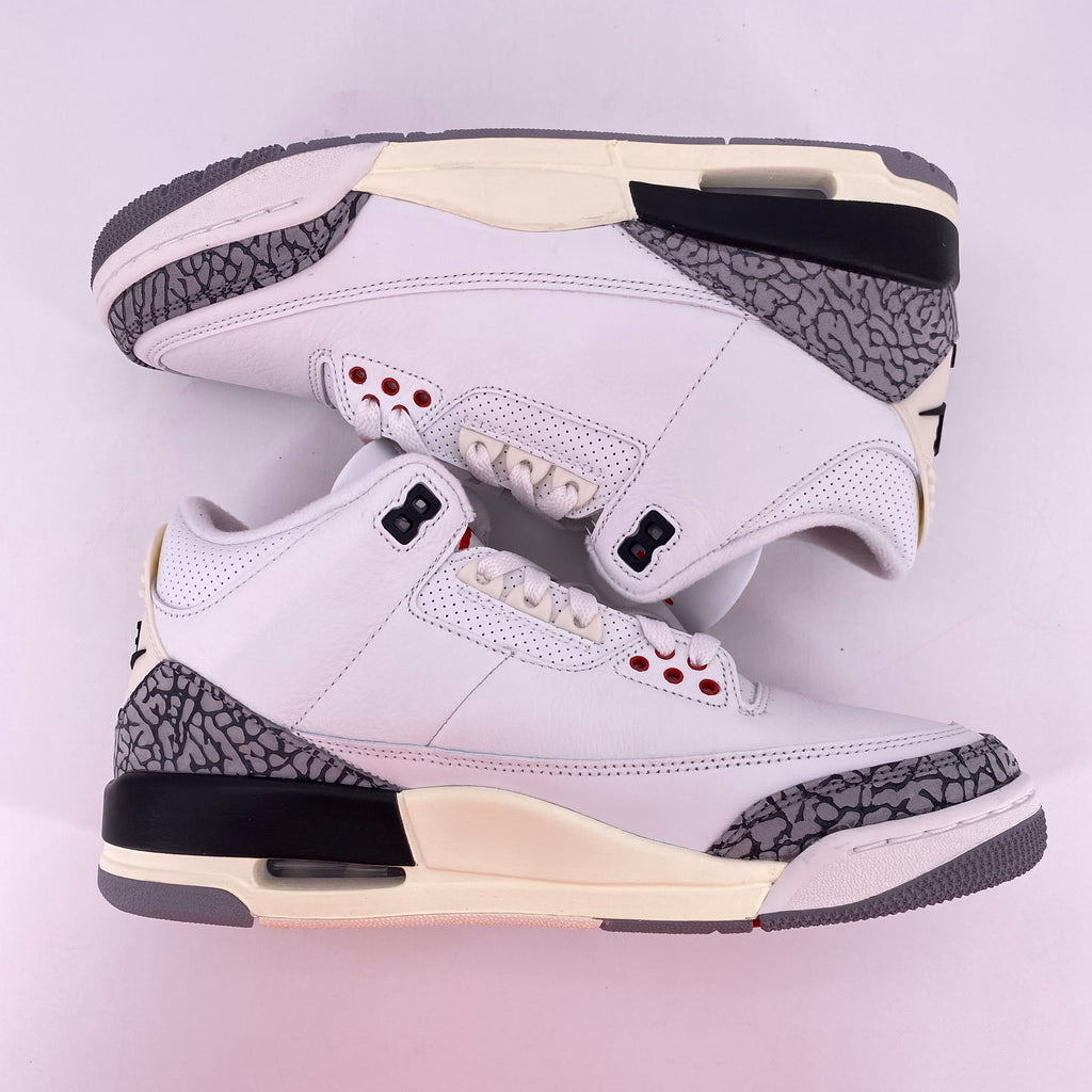 Air Jordan 3 Retro "White Cement Reimagined" 2023 New Size 8.5