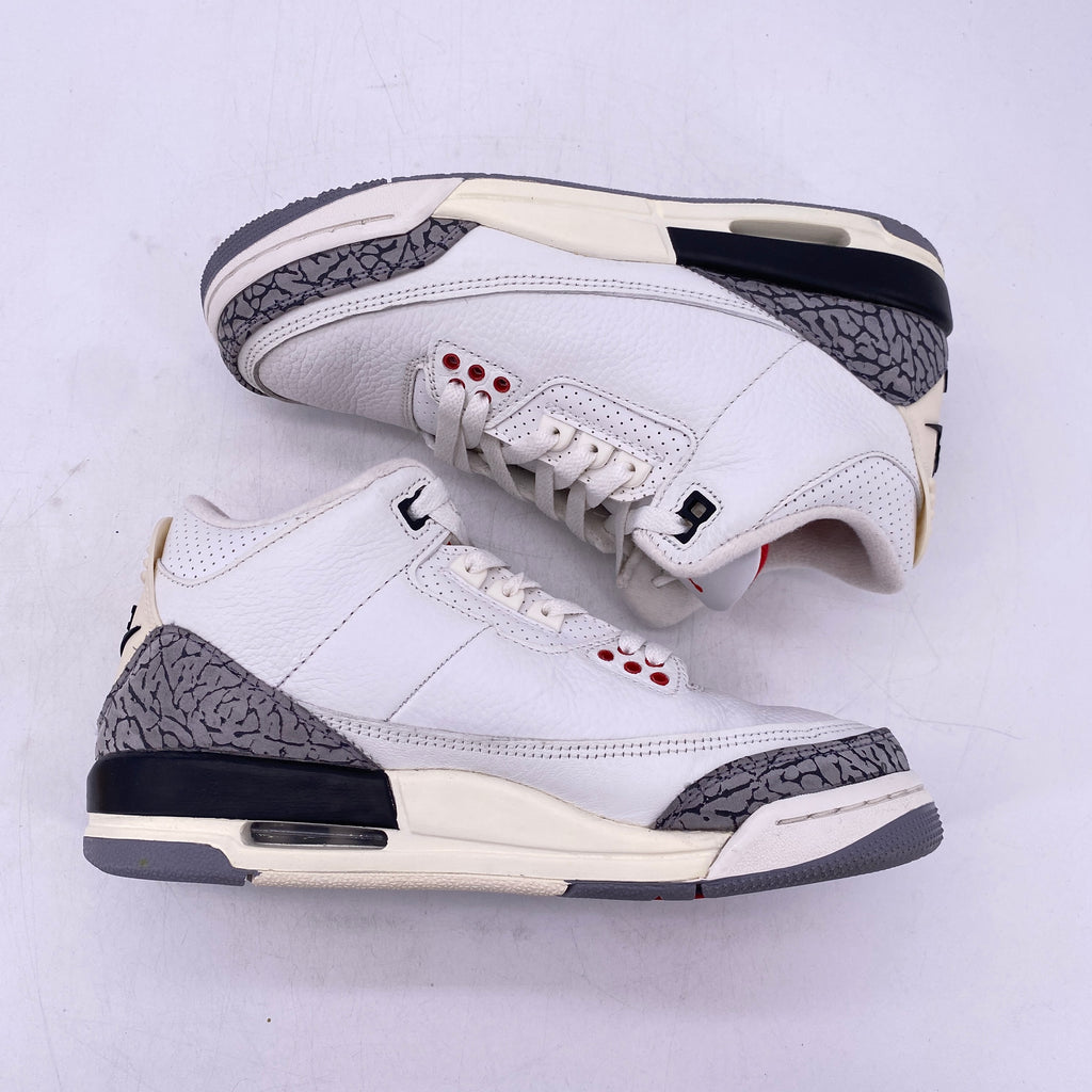 Air Jordan (GS) 3 Retro "White Cement Reimagined" 2022 Used Size 6Y