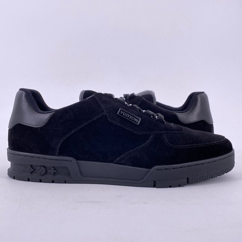 Louis Vuitton Trainer "Suede Black"  Used Size 9LV