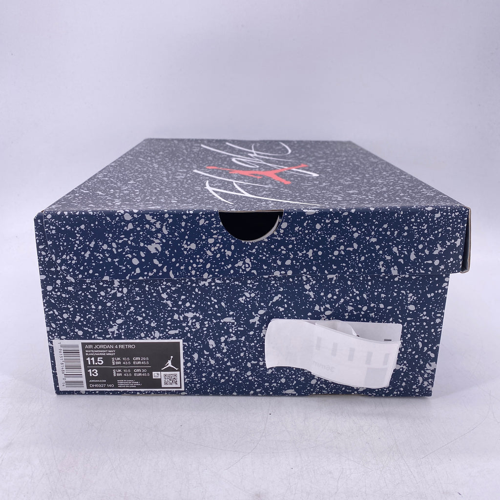 Air Jordan 4 Retro "Midnight Navy" 2022 New Size 11.5