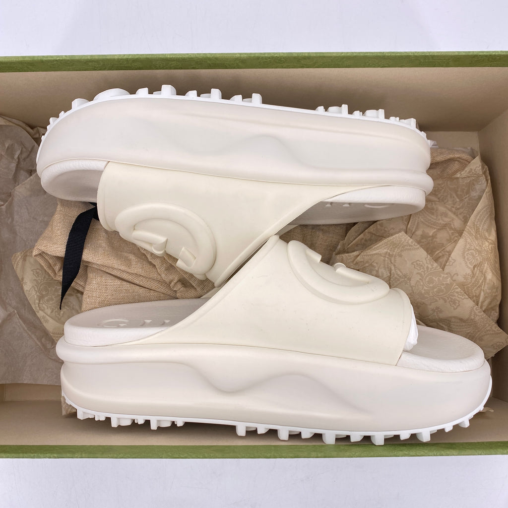 Gucci Oversized Slide "Interlocking Gg"  New Size 36
