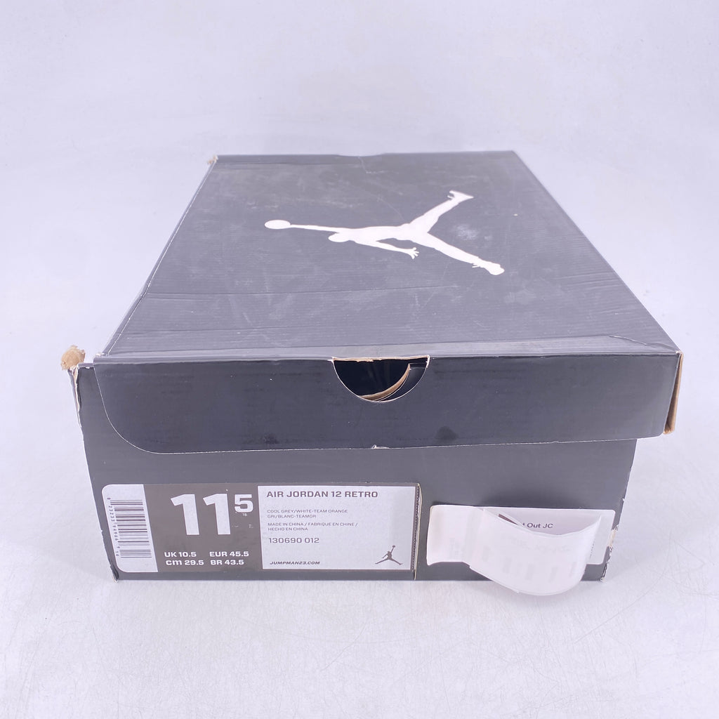 Air Jordan 12 Retro "Cool Grey" 2012 Used Size 11.5