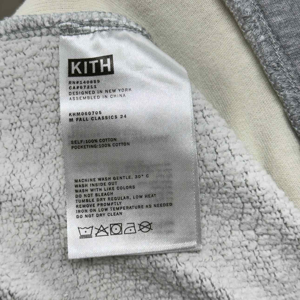 Kith Sweatpants "STRIPED LOGO" Grey Used Size L