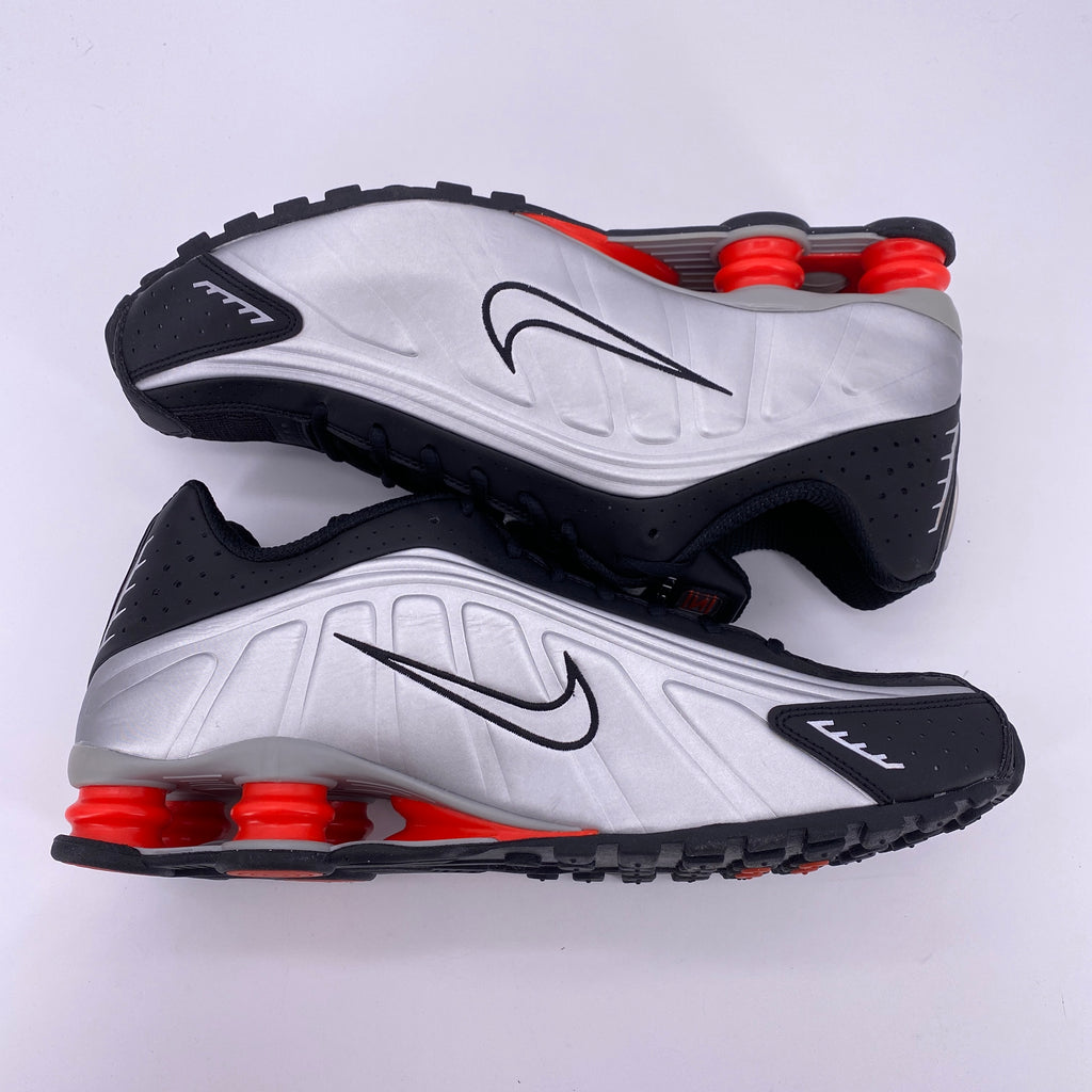 Nike Shox R4 "Black Metallic Silver" 2025 New Size 12