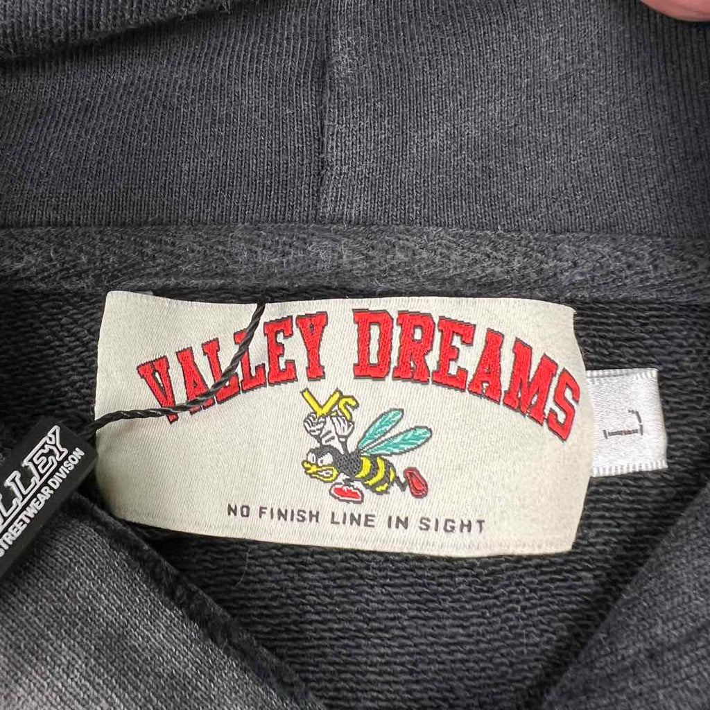 Vale Hoodie "ANTHEM" Black New Size L