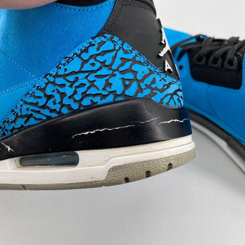 Air Jordan 3 Retro "Powder Blue" 2010 Used Size 9.5