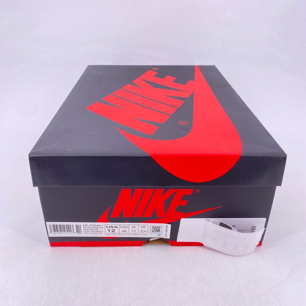Air Jordan 1 Retro High OG "Royal Toe" 2020 New Size 12