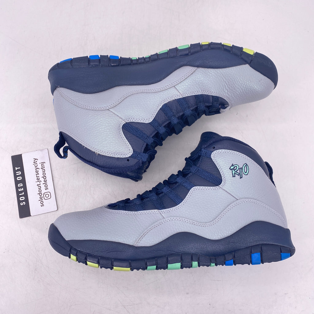 Air Jordan 10 Retro "Rio" 2016 Used Size 9.5