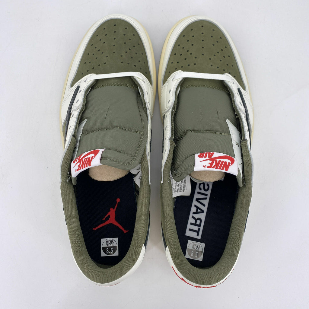 Air Jordan 1 Low OG SP "Travis Scott Medium Olive" 2024 New Size 8.5