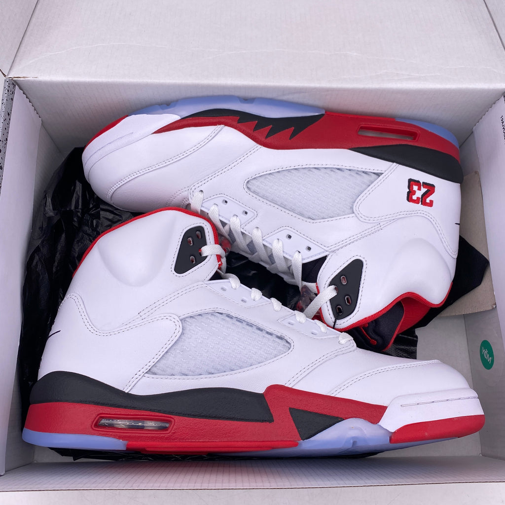 Air Jordan 5 Retro "Fire Red Black Tongue" 2025 New Size 12