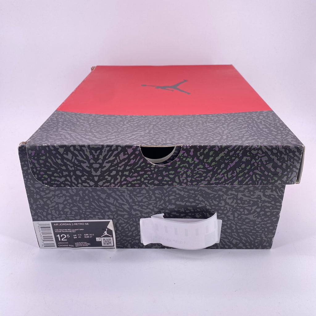 Air Jordan 3 Retro "Unite Fire Red" 2020 Used Size 12.5