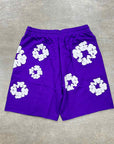 Denim Tears Shorts "COTTON WREATH" Purple New Size XL