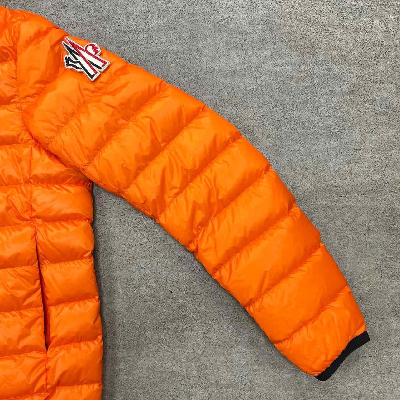 Moncler Jacket &quot;KAVIK GUIBBOTTO&quot; Orange Used Size 5