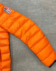 Moncler Jacket "KAVIK GUIBBOTTO" Orange Used Size 5