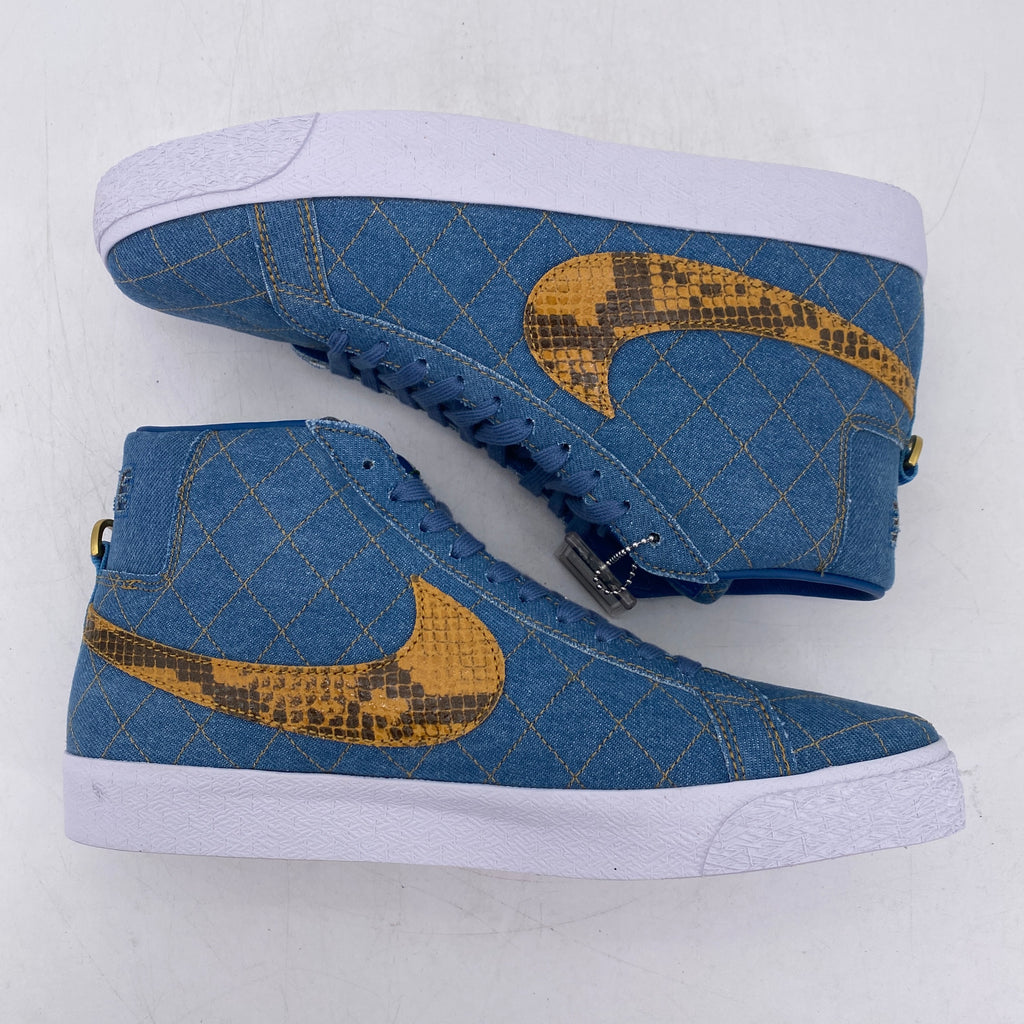 Nike SB Zoom Blazer Mid QS 2 "Supreme Denim" 2022 New Size 10