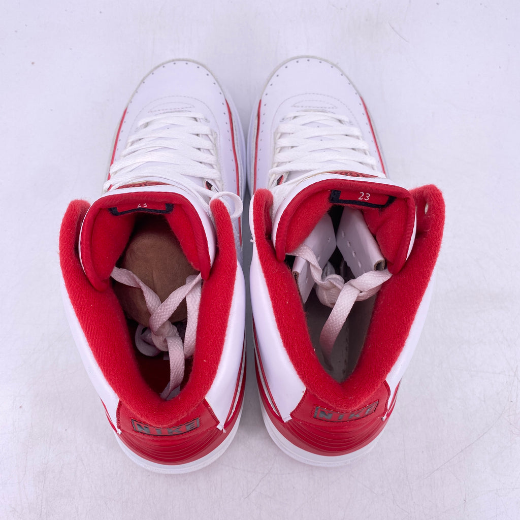 Air Jordan 2 Retro "White Red" 2014 New Size 12