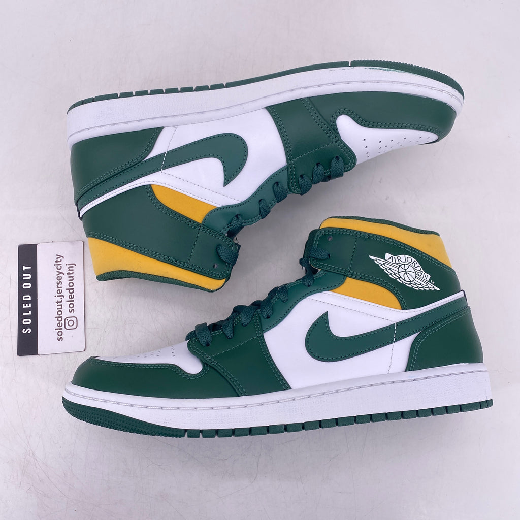 Air Jordan 1 Mid "Sonics" 2021 New Size 10