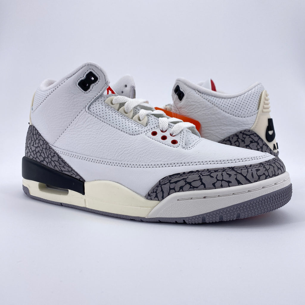Air Jordan 3 Retro "White Cement" 2023 New Size 8.5