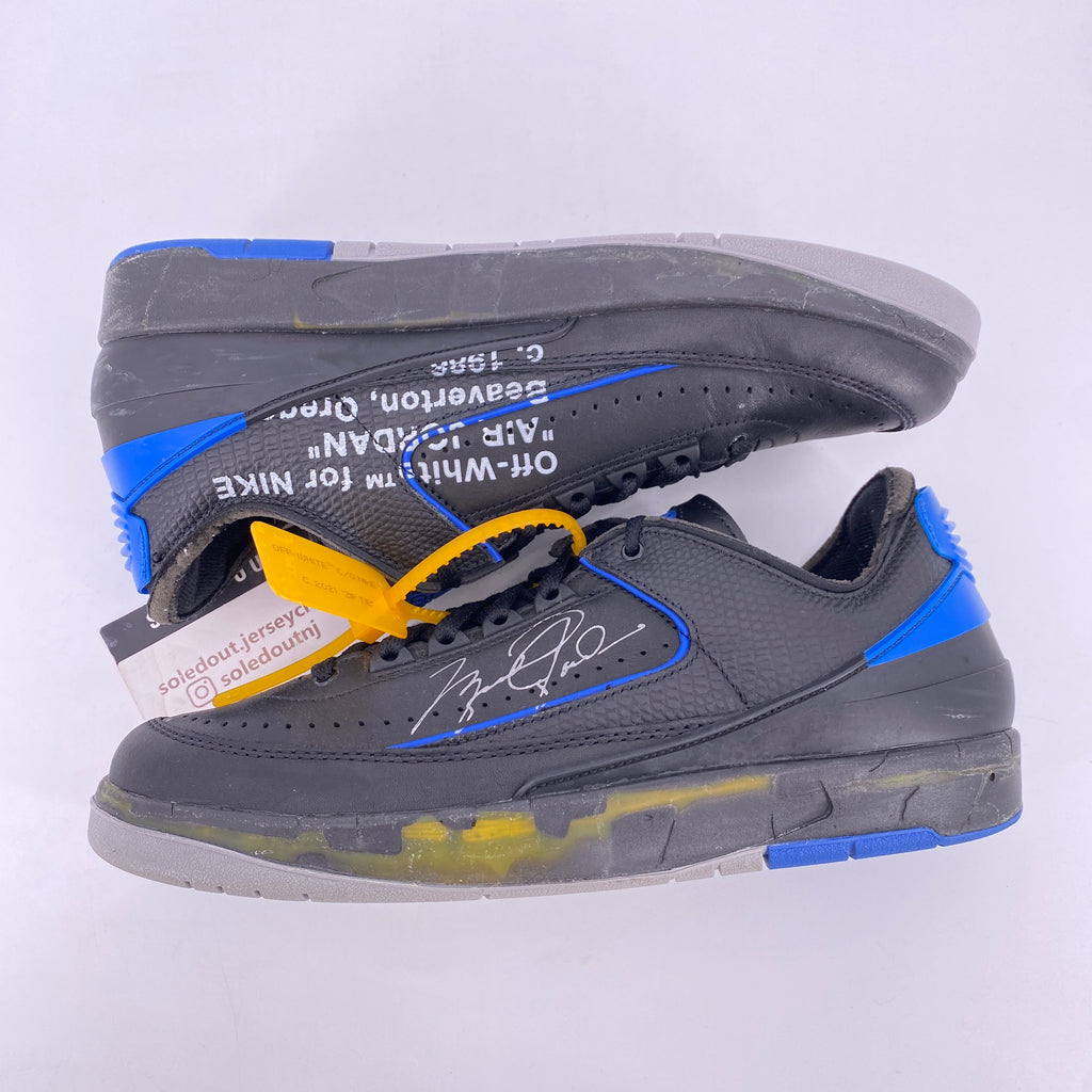 Air Jordan 2 Retro Low "Ow Black Blue" 2021 Used Size 10