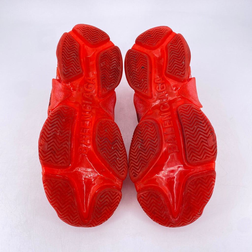 Balenciaga Triple S "Triple Red"  Used Size 11