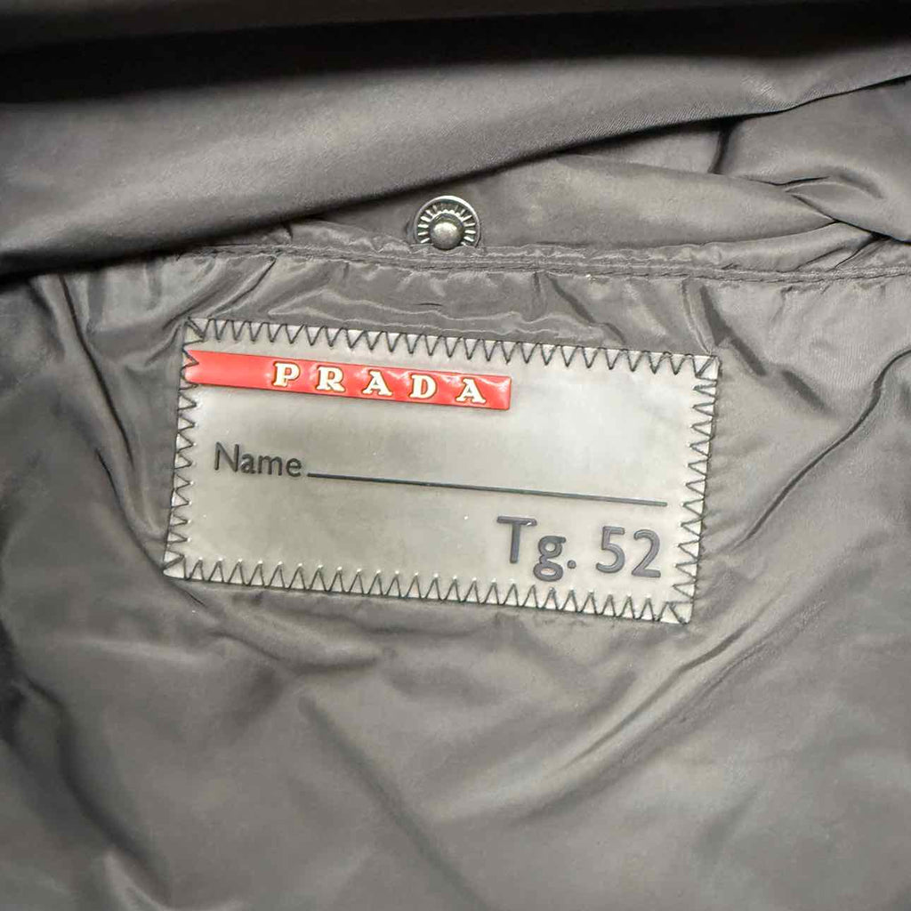 Prada Jacket "NYLON" Black Used Size 52