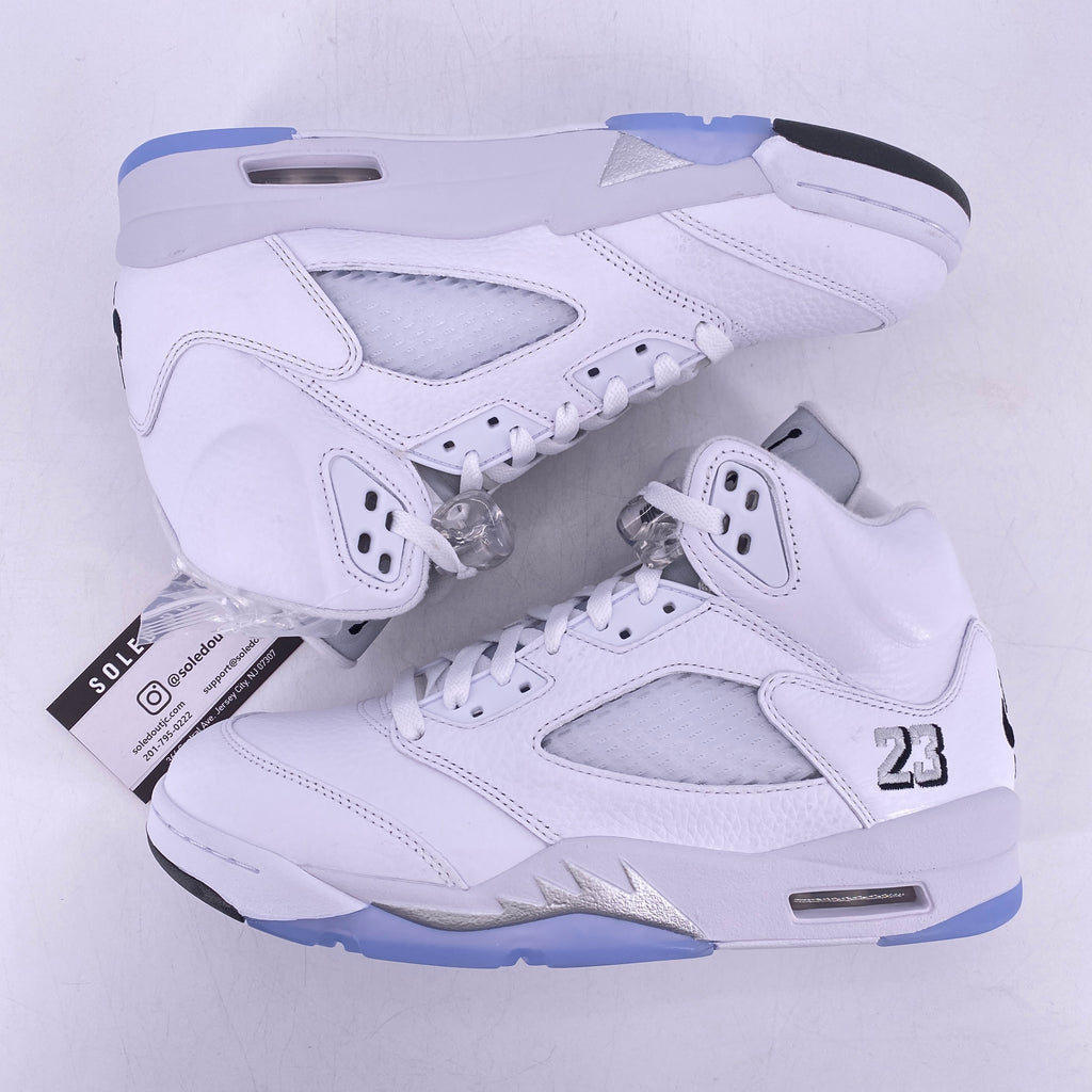 Air Jordan 5 Retro "White Metallic" 2026 New Size 8.5