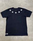 Chrome Hearts T-Shirt "BLACK STARS" Black Used Size L