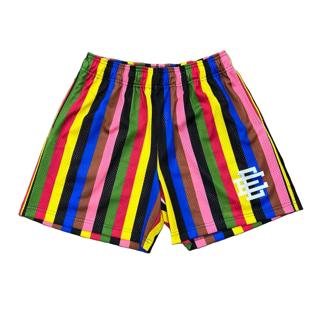 Eric Emanuel Shorts "RAINBOW" Multi-Color Used Size XL