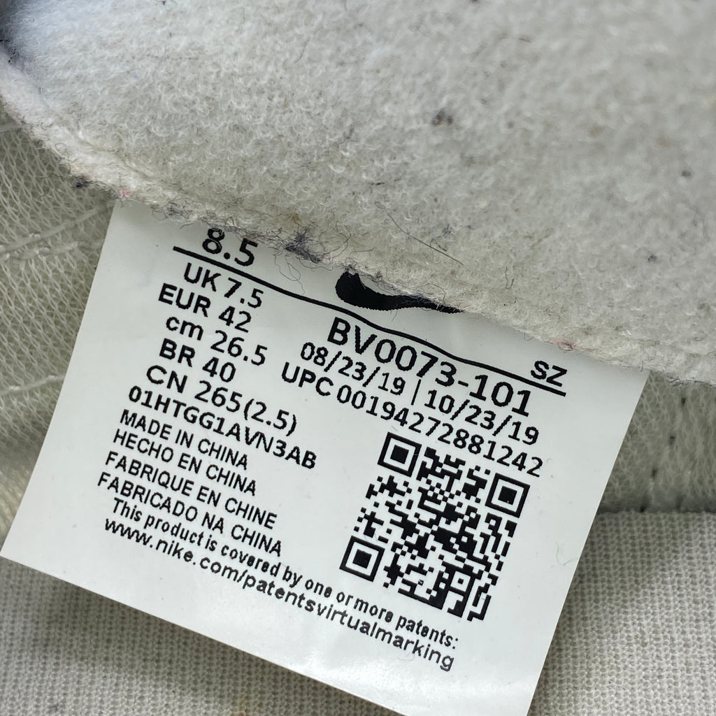 Nike LD WAFFLE / Sacai "White Nylon" 2020 Used Size 8.5