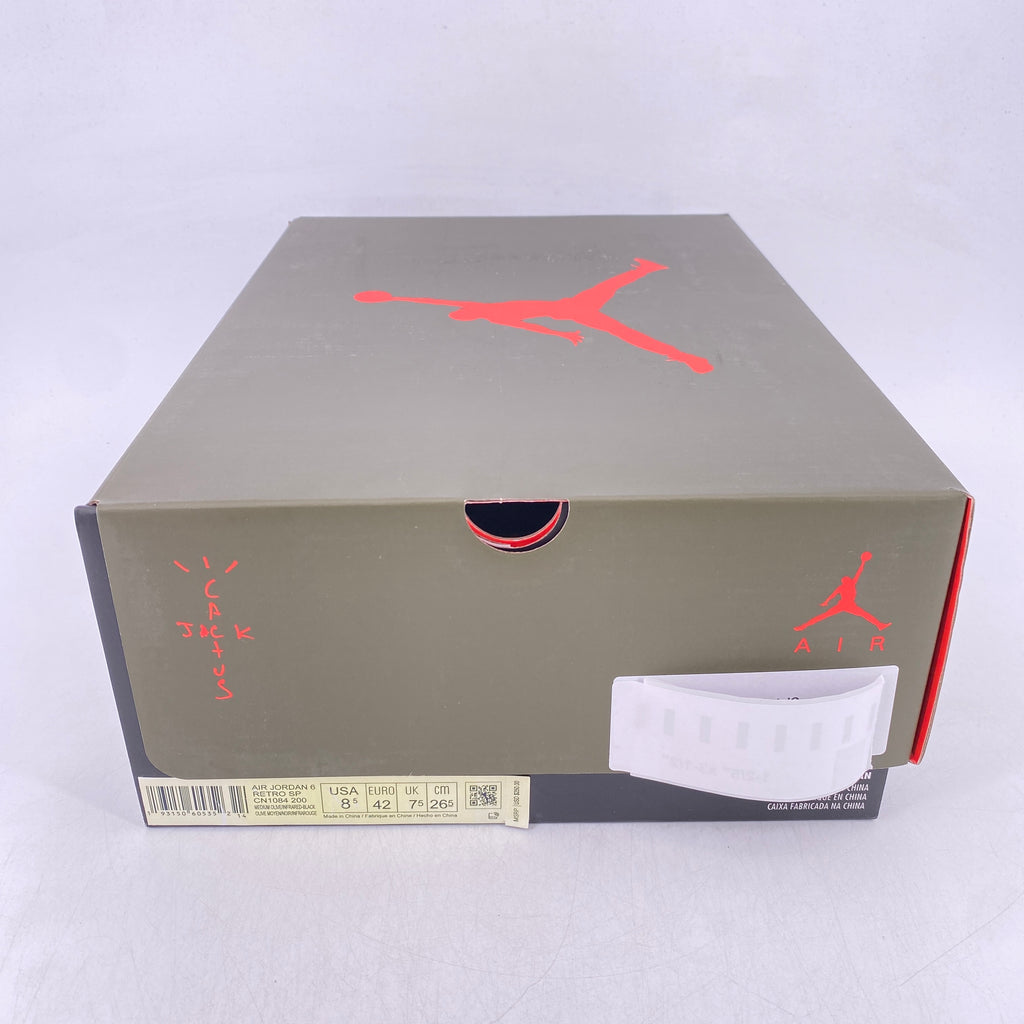 Air Jordan 6 Retro "Travis Scott" 2019 New Size 8.5
