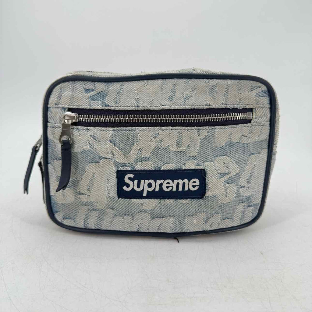 Supreme Waist Bag "JACQUARD" 2022 Used Blue