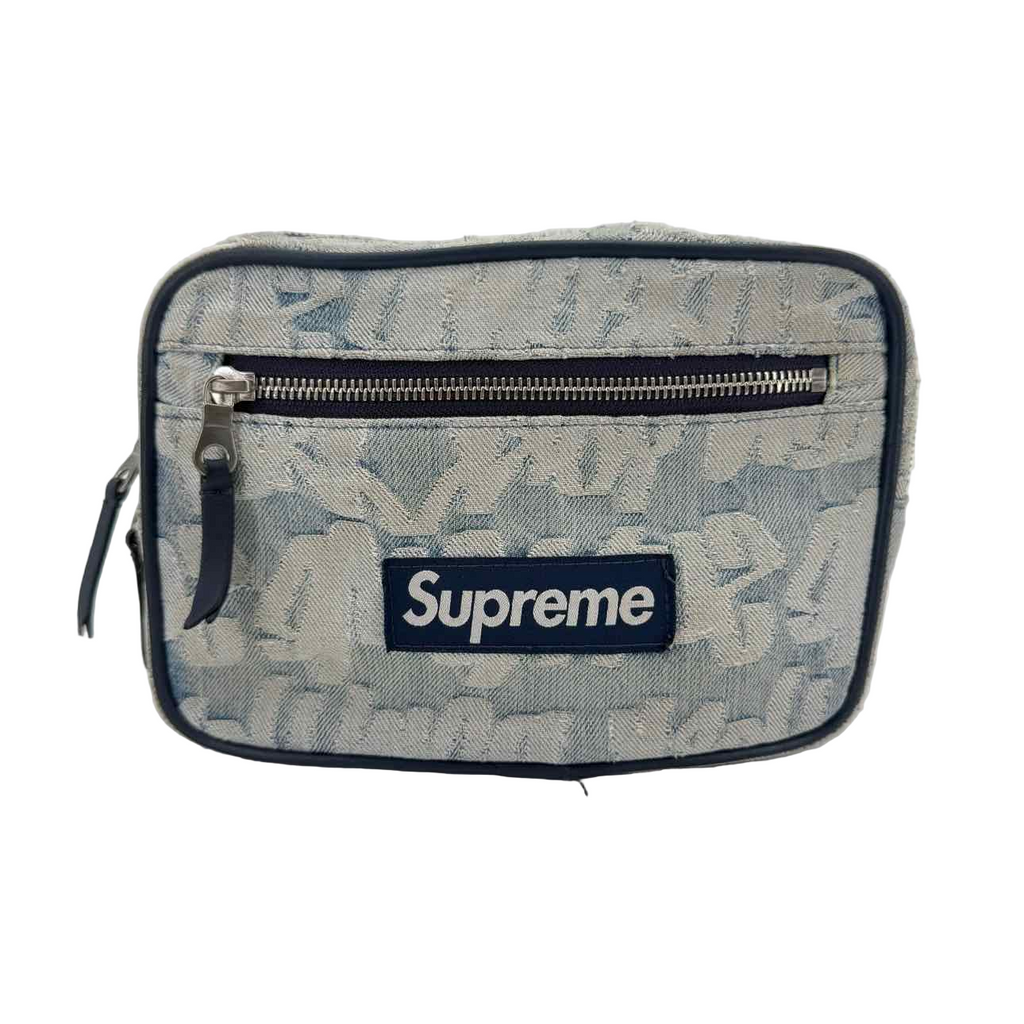 Supreme Waist Bag "JACQUARD" 2022 Used Blue