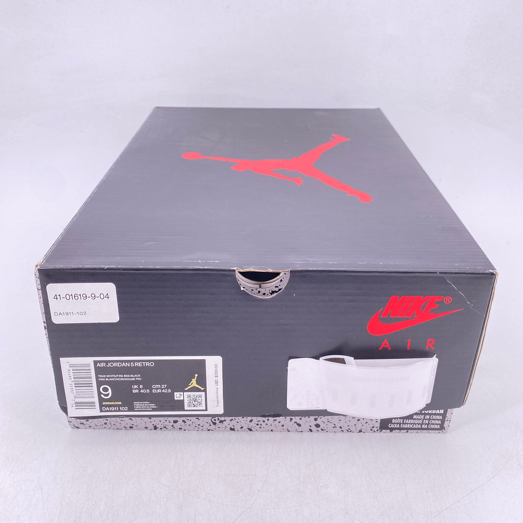 Air Jordan 5 Retro "Fire Red" 2020 New Size 9