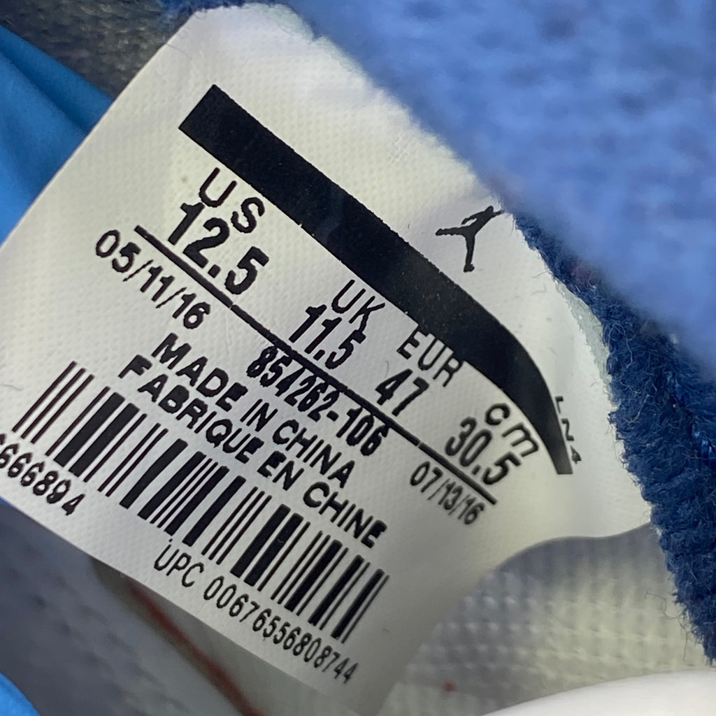 Air Jordan 3 Retro "True Blue" 2016 Used Size 12.5