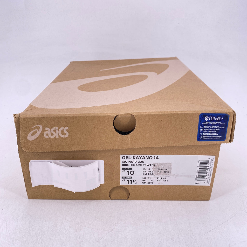 Asics Gel-Kayano 14 "Birch Dark Pewter" 2024 Used Size 10