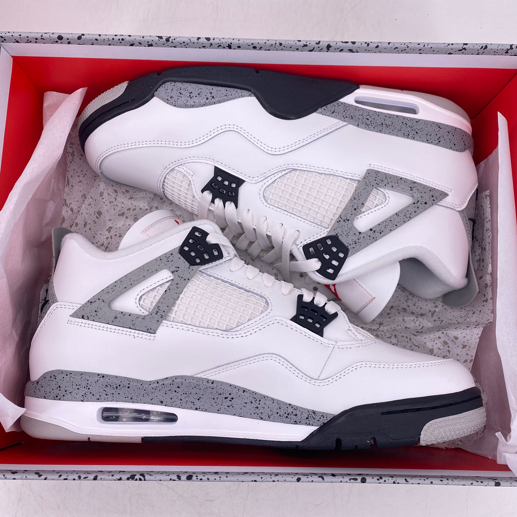 Air Jordan 4 Retro "White Cement" 2025 New Size 11.5