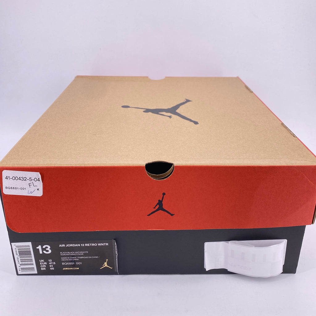 Air Jordan 12 Retro "Winter Black" 2018 Used Size 13