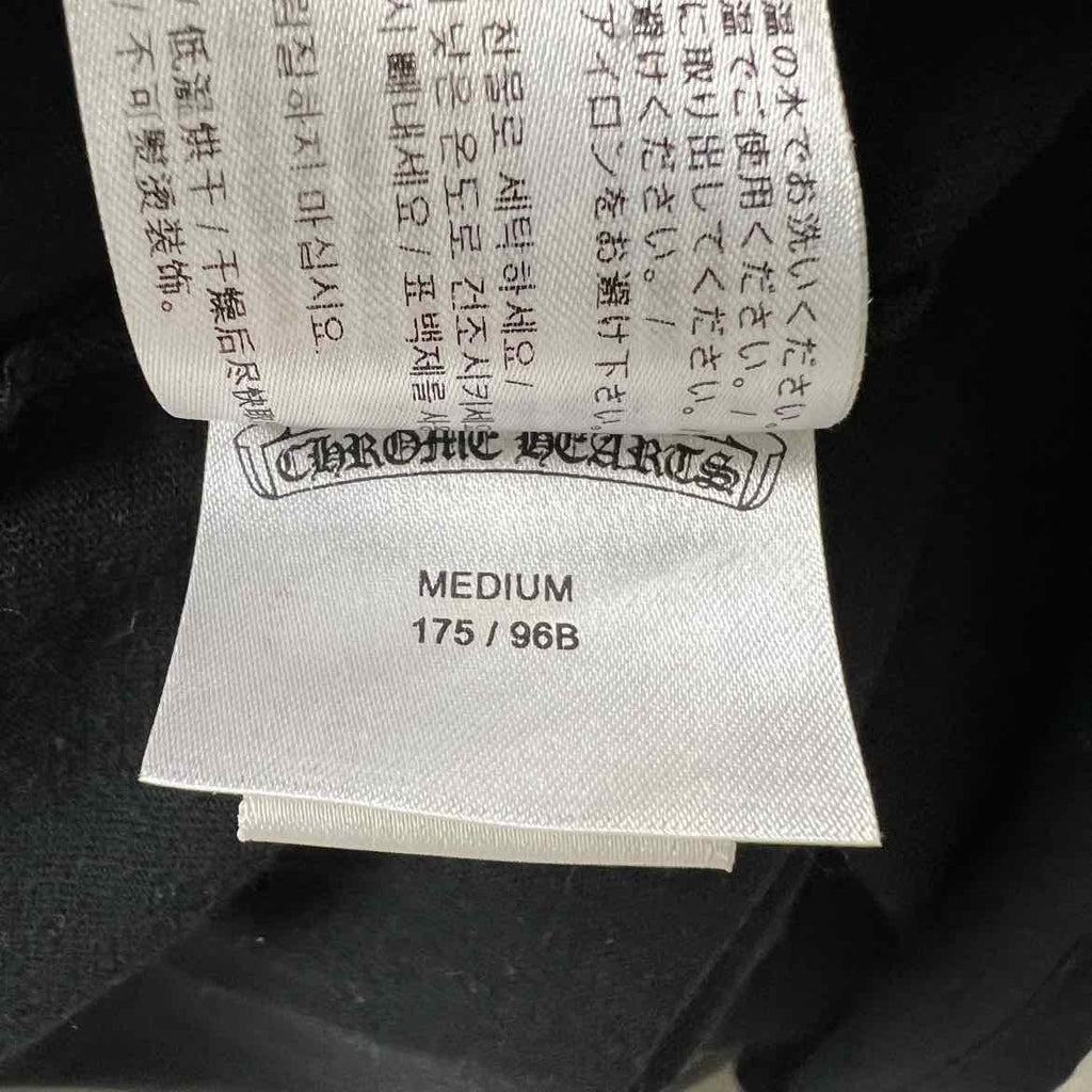 Chrome Hearts Long Sleeve "MADE IN HOLLYWOOD" Black Used Size M