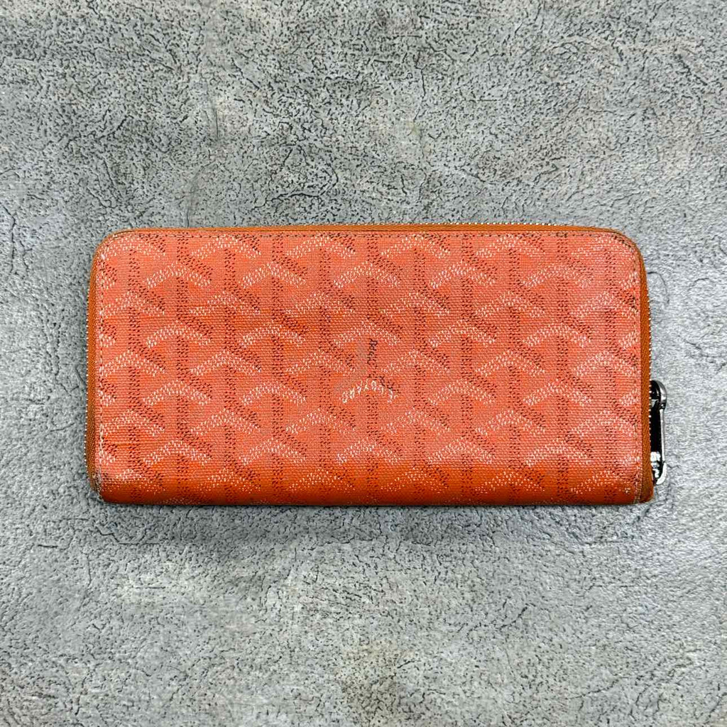 Goyard Wallet "MATIGNON" Used Orange Size OS