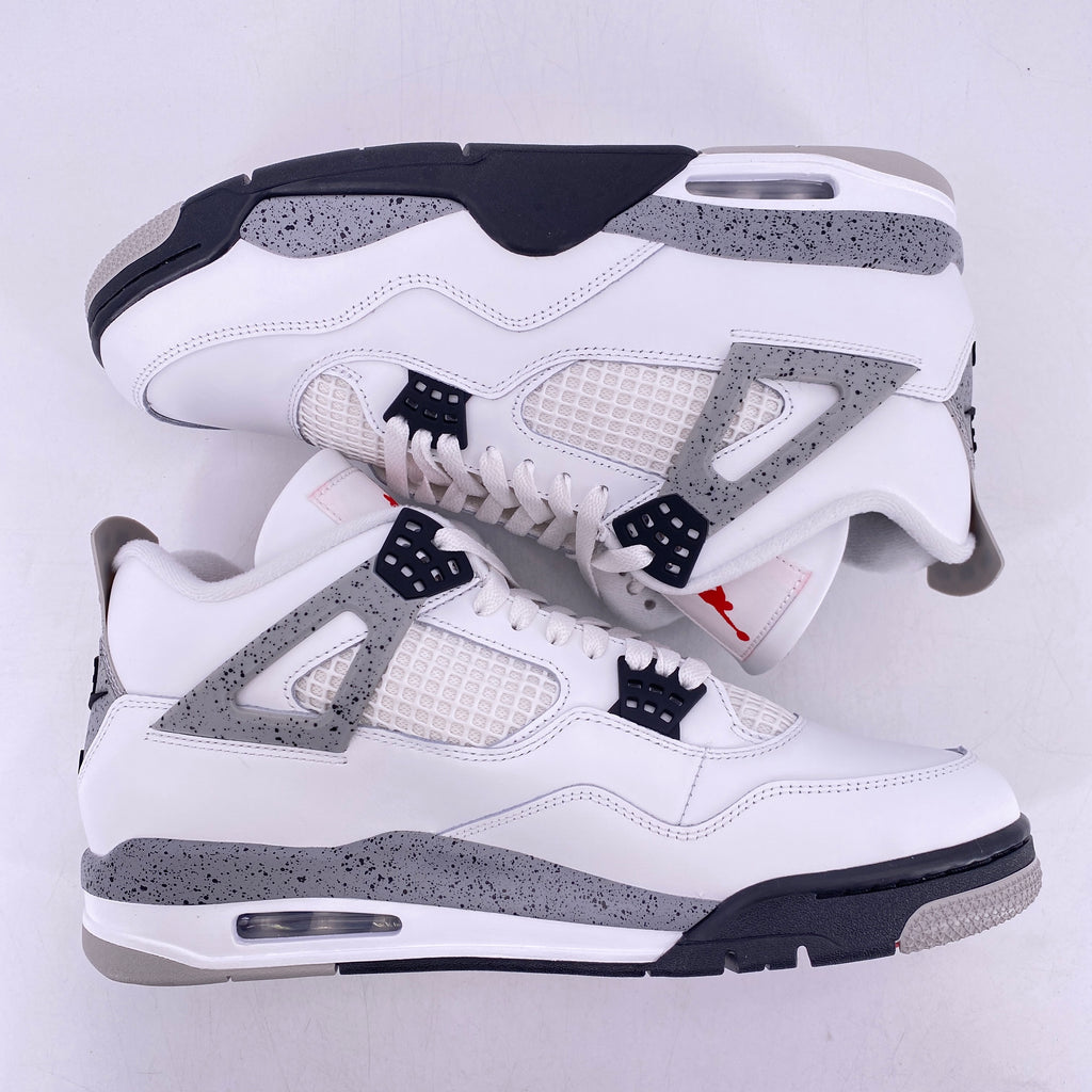 Air Jordan 4 Retro "White Cement" 2025 New Size 12