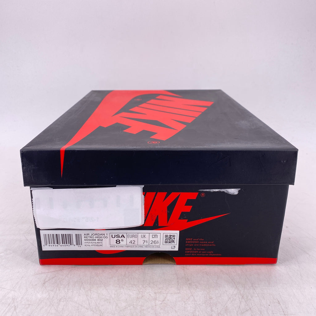 Air Jordan 1 Retro High OG "Hyper Royal Sg" 2021 New Size 8.5