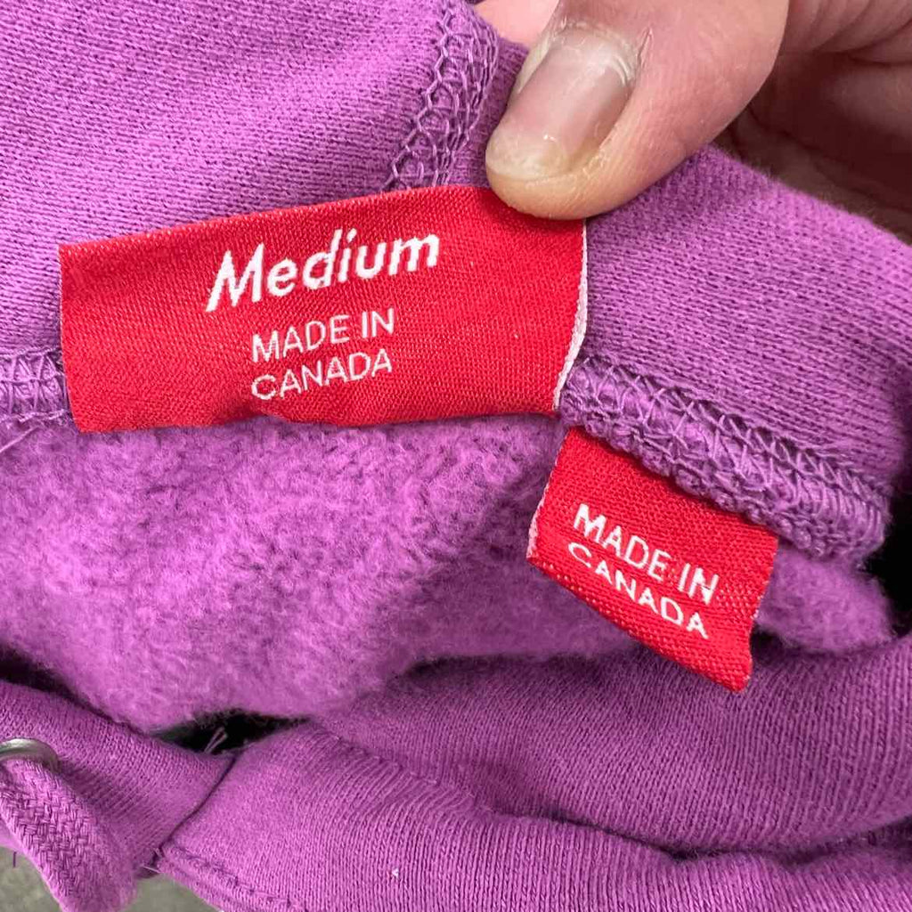 Supreme Hoodie "S LOGO" Purple New Size M