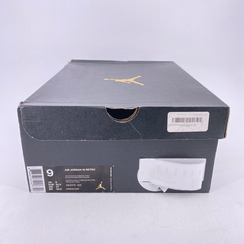 Air Jordan 16 Retro "Midnight Navy" 2016 Used Size 9