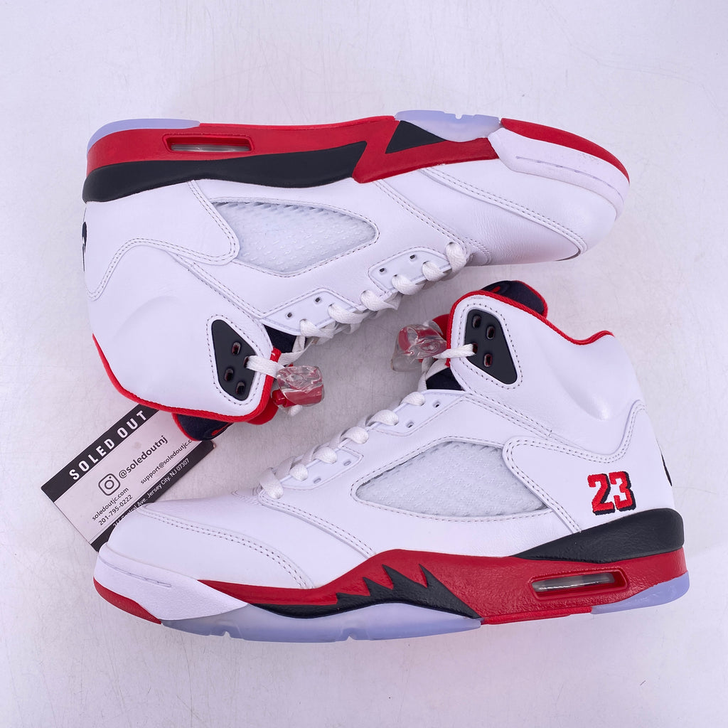 Air Jordan 5 Retro "Fire Red Black Tongue" 2025 New Size 10